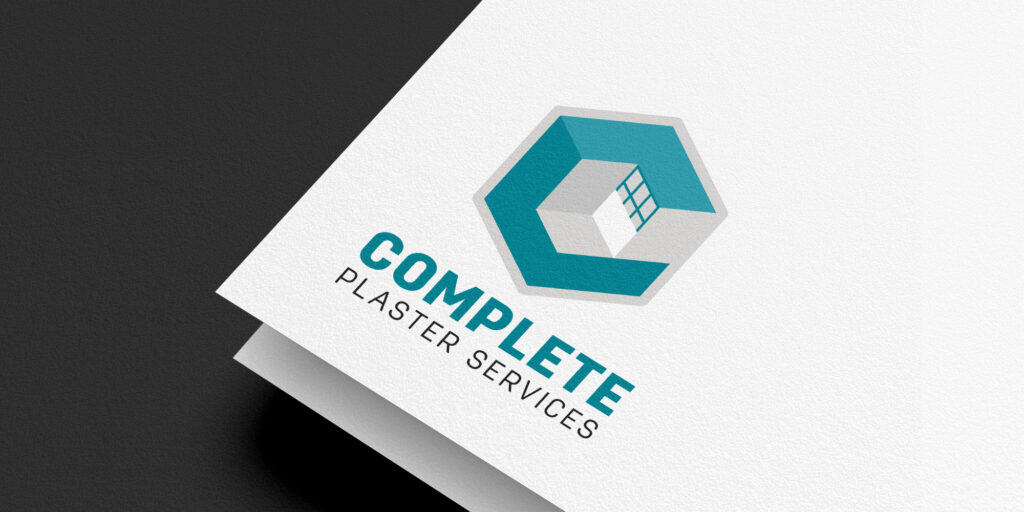 Modern brand design and logo package for Complete Plaster Services